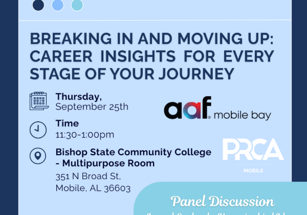 AAF MOBILE BAY, PRCA MOBILE TO HOLD JOINT PANEL