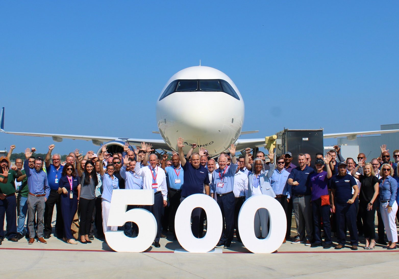 AIRBUS CELEBRATES 500TH PLANE ASSEMBLED IN MOBILE