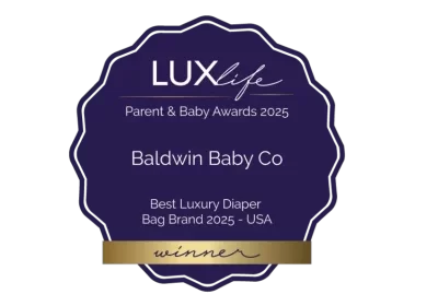 BALDWIN BABY NAMED BEST LUXURY DIAPER BAG BRAND BY LUXLIFE