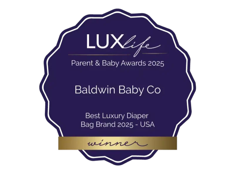 BALDWIN BABY NAMED BEST LUXURY DIAPER BAG BRAND BY LUXLIFE