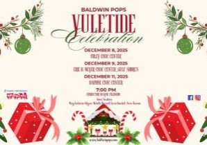 BALDWIN POPS CHRISTMAS CONCERTS NEXT WEEK