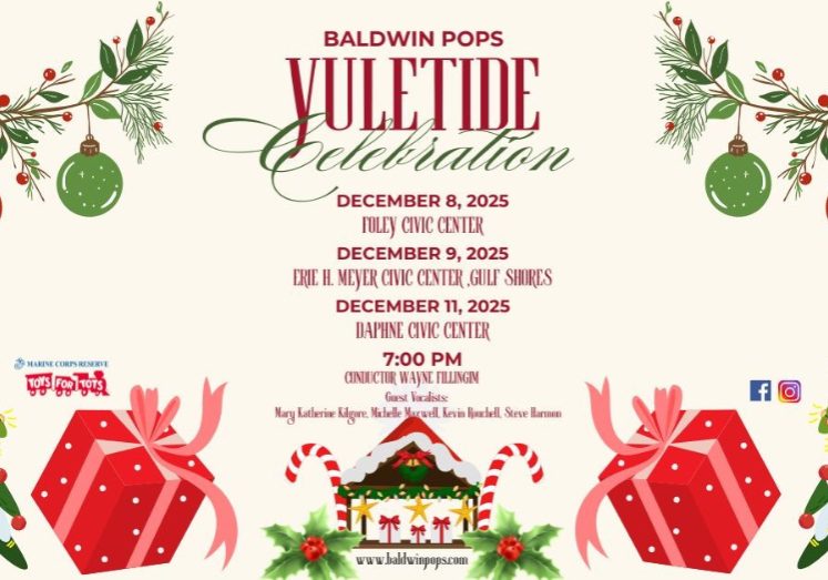 BALDWIN POPS CHRISTMAS CONCERTS NEXT WEEK