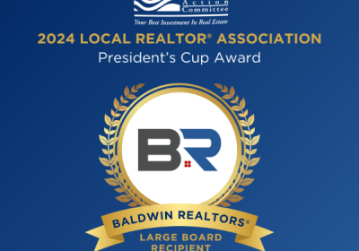BALDWIN REALTORS WINS 2024 LOCAL PRESIDENT’S CUP AWARD