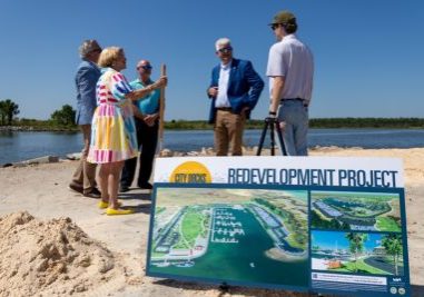 BAYOU LA BATRE CITY DOCKS REDEVELOPMENT BEGINS