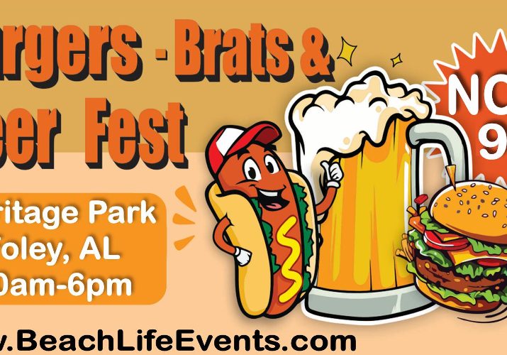 BURGERS, BRATS & BEER TOMORROW IN FOLEY