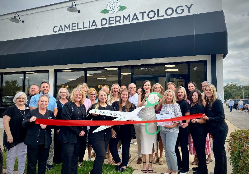 CAMELLIA DERMATOLOGY CUTS RIBBON ON NEW FAIRHOPE FACILITY