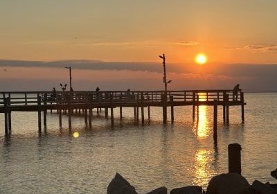 CEDAR POINT PIER REOPENS IN CODE