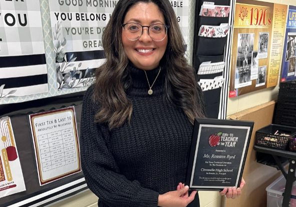CITRONELLE HIGH’S BYRD NAMED TEACHER OF THE YEAR FINALIST