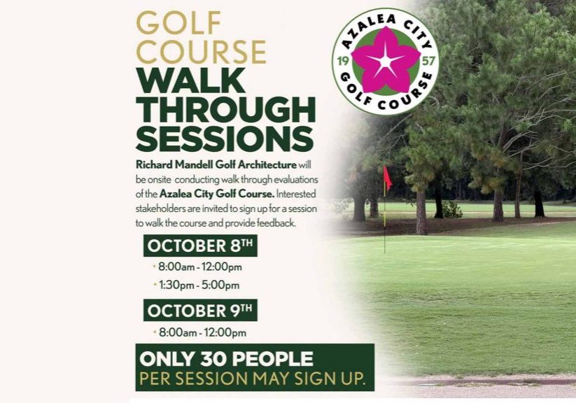City To Host Walkthrough Sessions Of Azalea City Golf Course