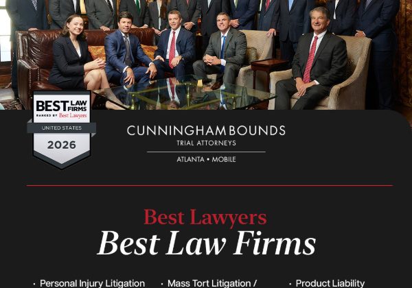 CUNNINGHAM BOUNDS RECOGNIZED IN BEST LAW FIRMS RANKINGS