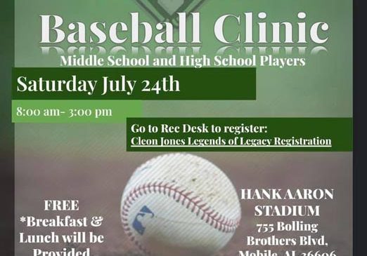 City Of Mobile Hosting Baseball Clinic