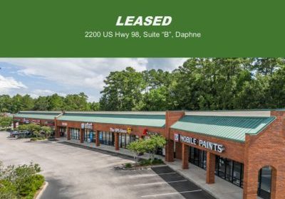 DAPHNE SHOPPING CENTER SPACE LEASED TO MEDICAL EQUIPMENT PROVIDER