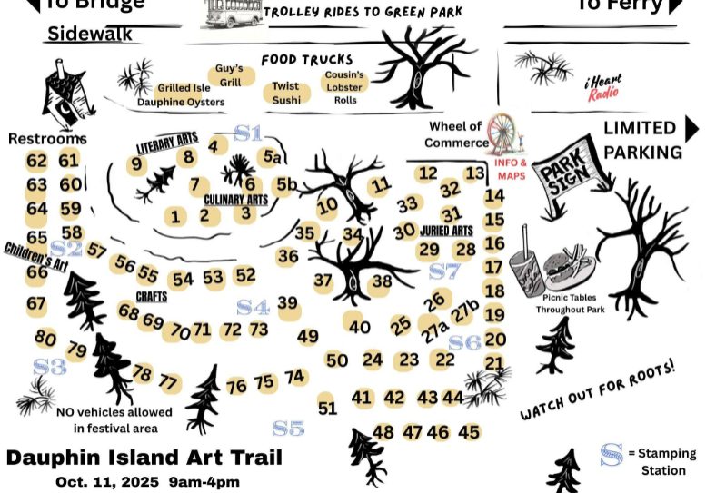 DAUPHIN ISLAND CHAMBER PLANS ART TRAIL