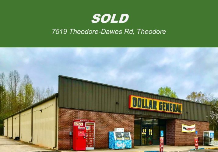 DOLLAR GENERAL-LEASED PROPERTY SOLD IN THEODORE