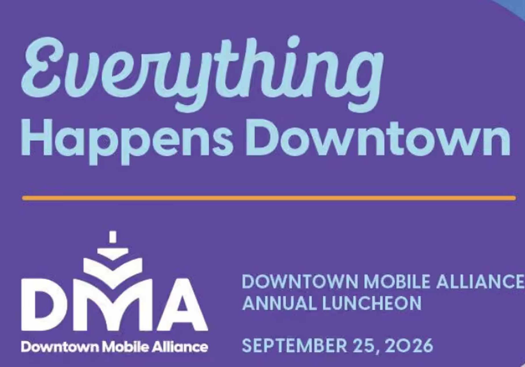 Downtown Mobile Alliance Annual Luncheon Set For September 25