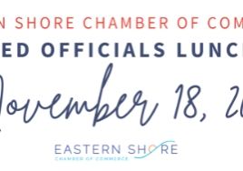 EASTERN SHORE ELECTED OFFICIALS LUNCHEON COMING UP