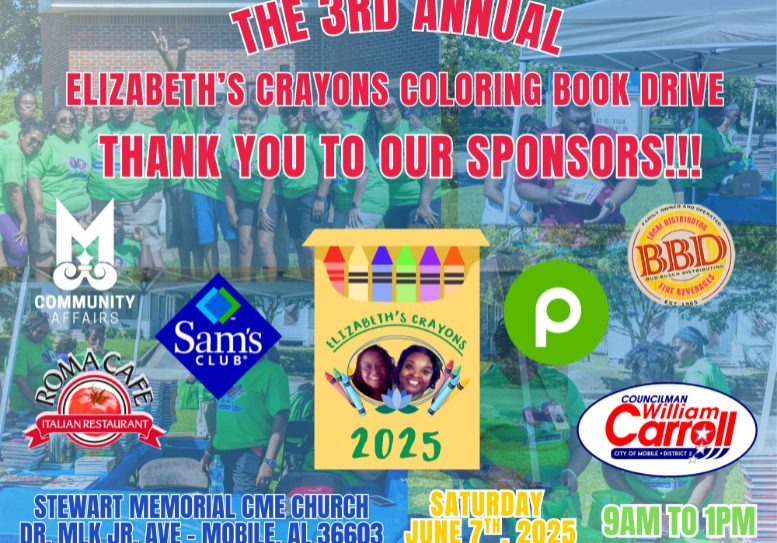 ELIZABETH’S CRAYONS ACCEPTING DONATIONS, SETS EVENT