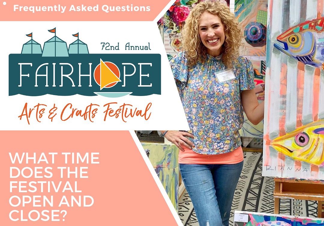 FAIRHOPE ARTS AND CRAFTS FESTIVAL NEXT WEEKEND