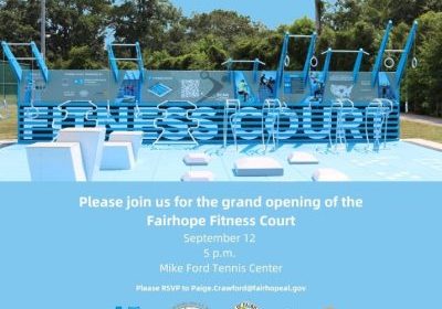 FAIRHOPE OPENS FITNESS COURT AT TENNIS CENTER