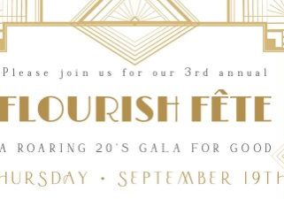 FLOURISH FUNDRAISER COMING UP