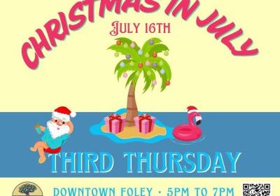 Foley Main Street Kicks Off Christmas In July