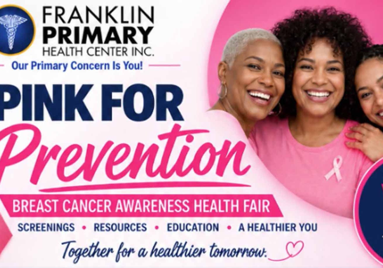 Franklin Primary Health Center Hosting Pink For Prevention Event