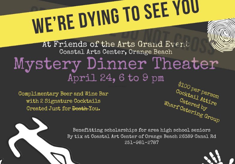 FRIENDS OF THE ARTS MYSTERY DINNER COMING UP