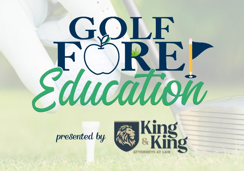 GOLF FORE! EDUCATION GOLF TOURNAMENT RESCHEDULED FOR NOVEMBER 1