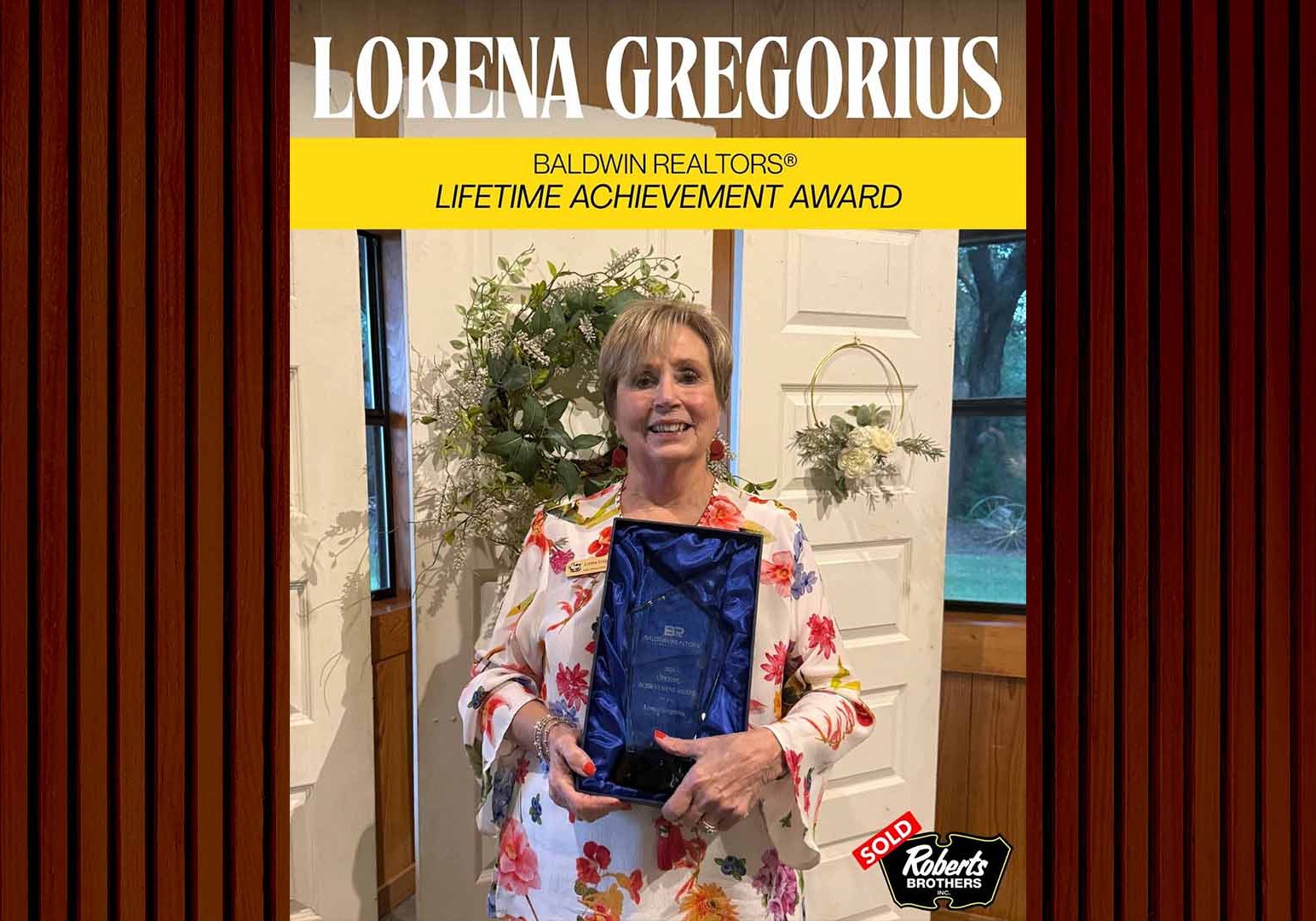 Gregorius Wins Baldwin Realtors 2027 Lifetime Achievement Award