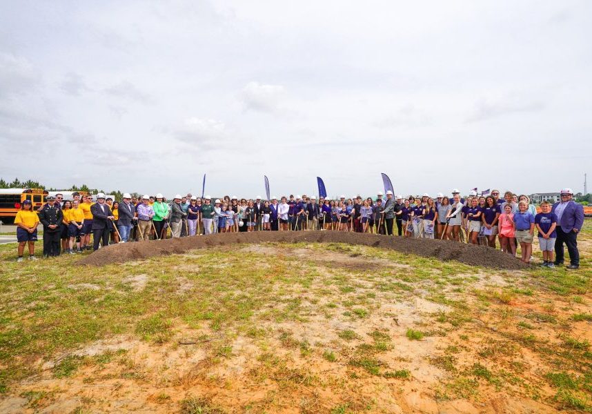 GROUND BROKEN ON GULF SHORES HIGH SCHOOL