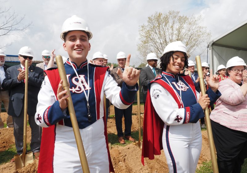 GROUND BROKEN ON USA BAND COMPLEX