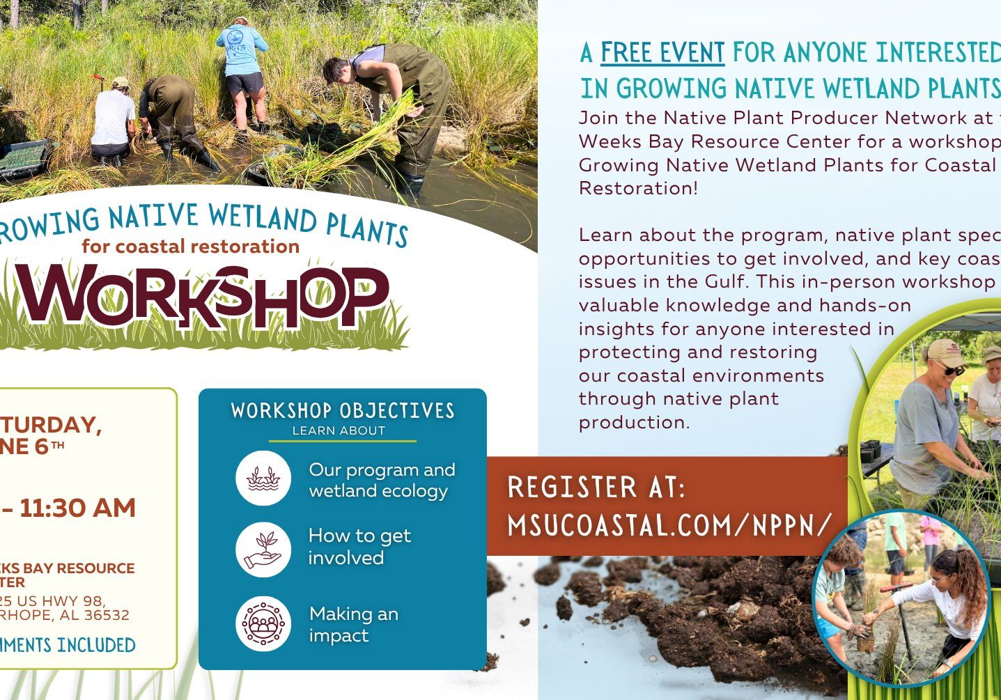 GROWING NATIVE PLANTS WORKSHOP SET FOR JUNE 6