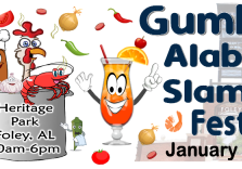 GUMBO & ALABAMA SLAMMER FESTIVAL TO BE HELD ON JANUARY 25