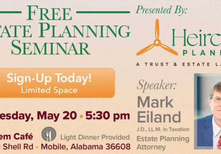 HEIRCRAFT PLANNING ANNOUNCES ESTATE PLANNING SEMINAR