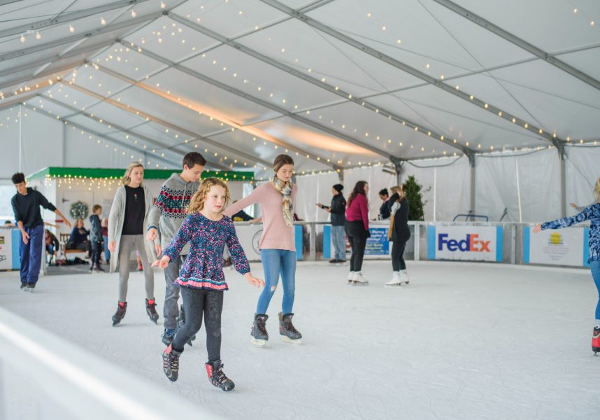 ICE SKATING RINK NOW OPEN AT THE WHARF