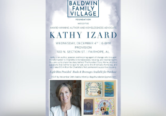 Izard to Speak at Baldwin Family Village