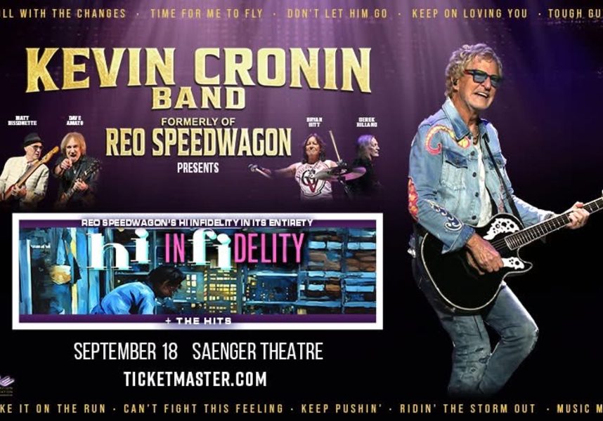 KEVIN CRONIN BAND COMING TO SAENGER
