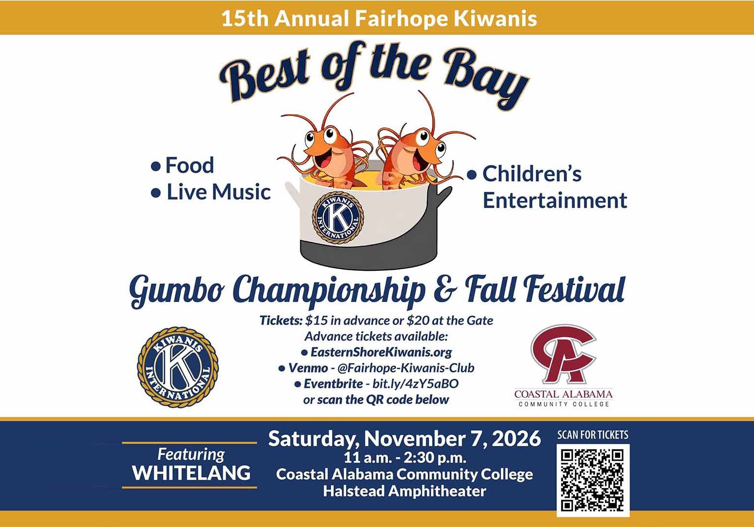 Kiwanis Club To Host Gumbo Championship, Fall Festival