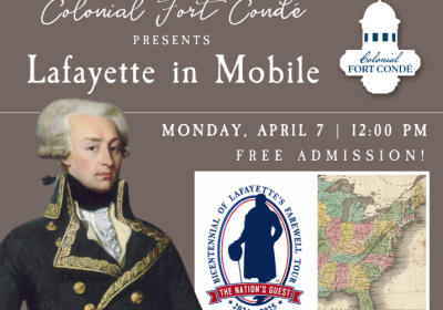 LAFAYETTE’S AMERICAN TOUR EVENTS SET FOR APRIL 7 IN MOBILE