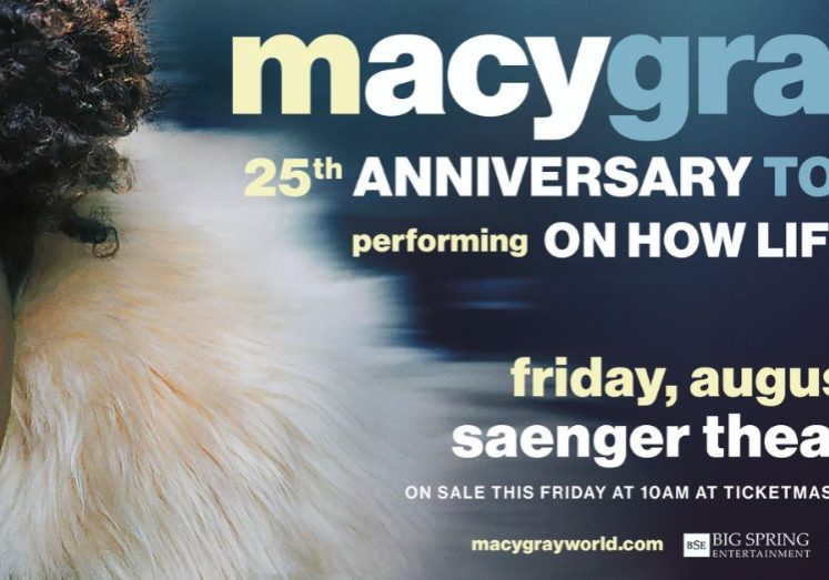 MACY GRAY COMING TO SAENGER