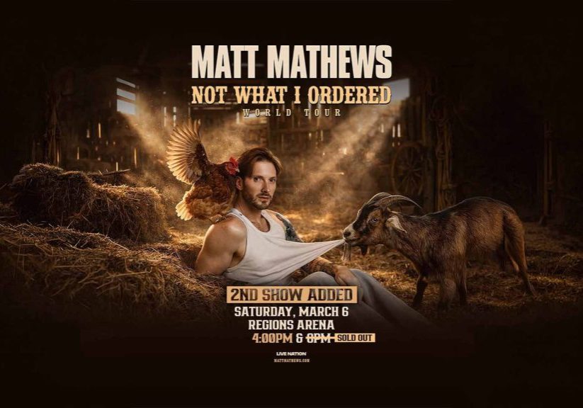 Mathews To Headline First Regions Arena Event