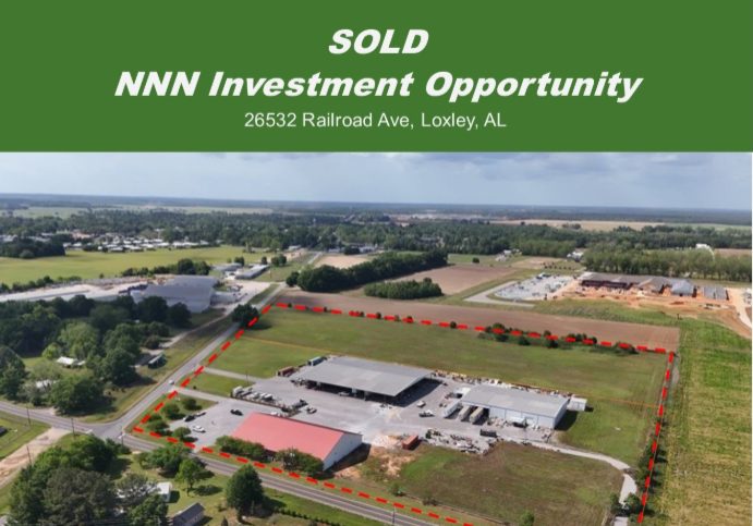 MERRILL P. THOMAS ANNOUNCES SALE OF LOXLEY PROPERTY