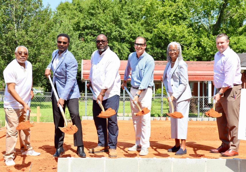 MOBILE BREAKS GROUND ON HOME IN CAMPGROUND NEIGHBORHOOD