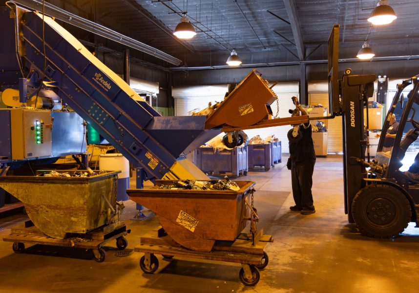 MOBILE COUNTY RECYCLING CENTER GETS UPGRADE FOR GLASS