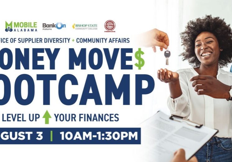 MOBILE’S MONEY MOVES BOOTCAMP IS TOMORROW