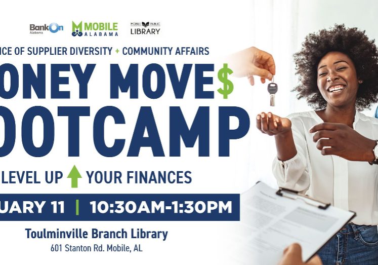 MOBILE’S MONEY MOVES BOOTCAMP IS TOMORROW