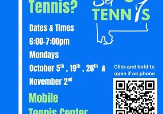 Mobile’s Ready Set Tennis Program To Begin October 5