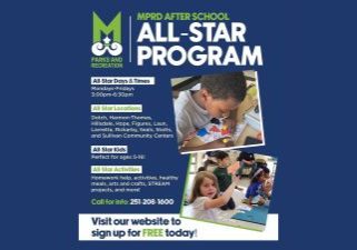 MPRD After-School Program Now Available