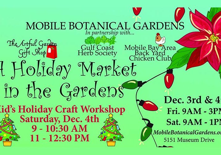 Mobile Botanical Garden Hosting Holiday Market In The Gardens This Weekend