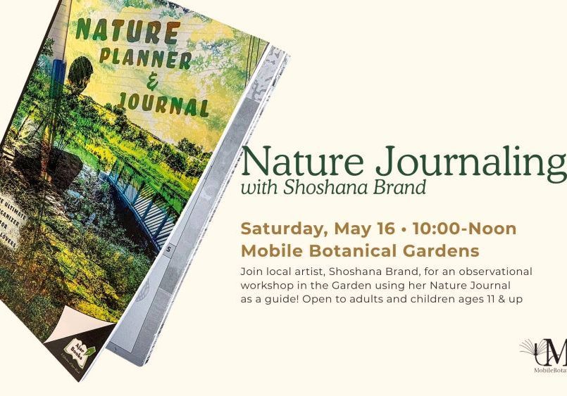 NATURE JOURNALING WORKSHOP COMING TO MBG